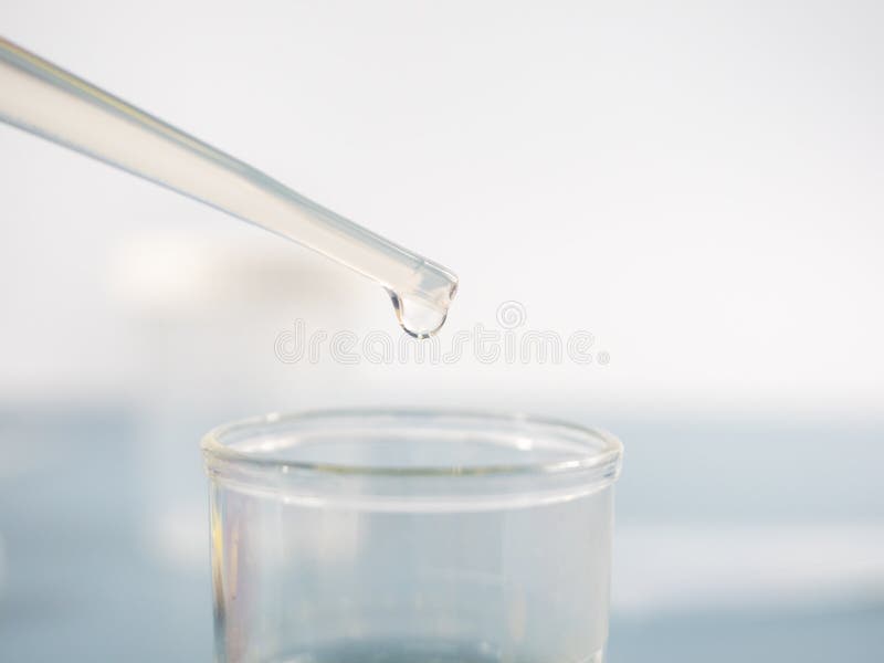 Analytical Chemistry a Sample is Pipetted into a Test Tube. Stock