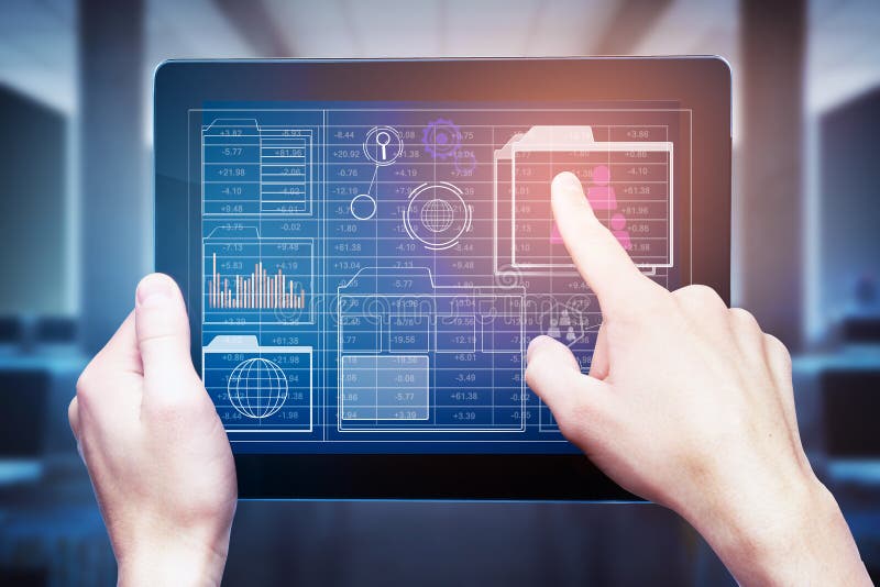 Analytics concept stock image