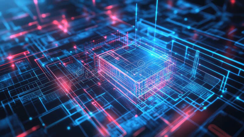 Analytics emerging iot sensor stock illustration