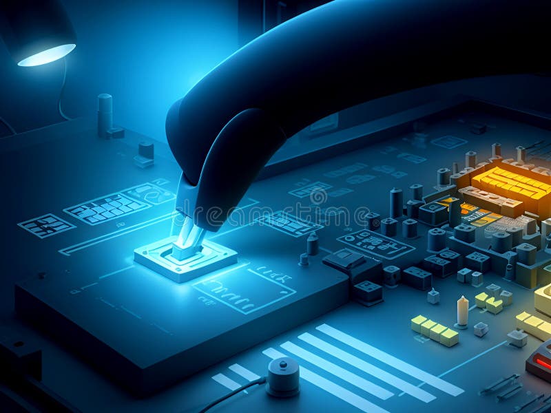 Computer motherboard with cpu and semiconductors performance upgrading