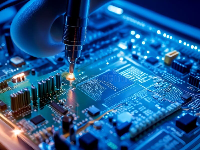Computer motherboard with cpu and semiconductors performance upgrading