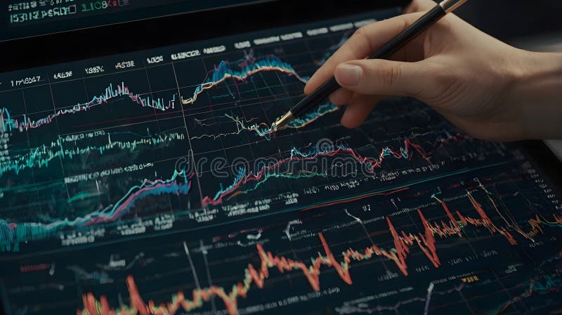 Analyzing customer transaction data for retention stock illustration