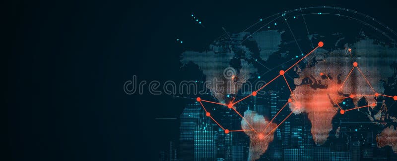 Analyzing stock market volatility and risk factors effectively by leveraging advanced data visualization methods. royalty free stock photo