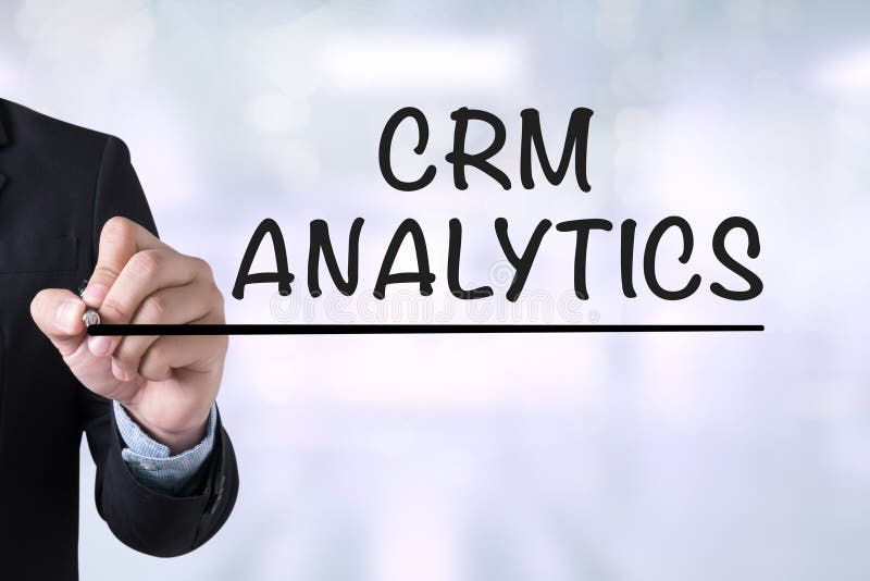 ANALÍTICA DE CRM imagens de stock royalty free ANALÍTICA DE CRM imagens de stock royalty free