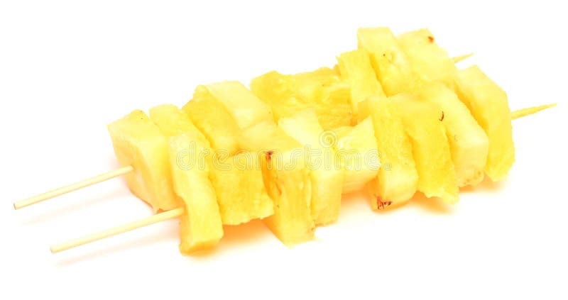 Ananaskebab royalty-vrije stock fotografie