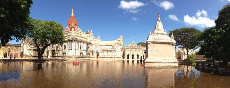 Ananda Temple in Bagan Myanmar stock photography Ananda Temple in Bagan Myanmar stock photography