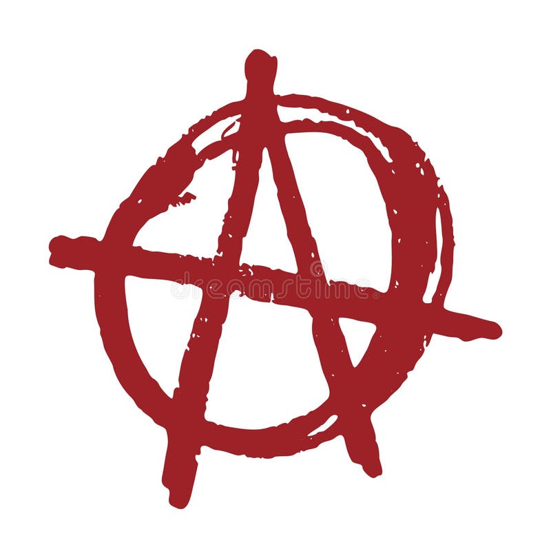 Anarchy stock illustration Anarchy stock illustration