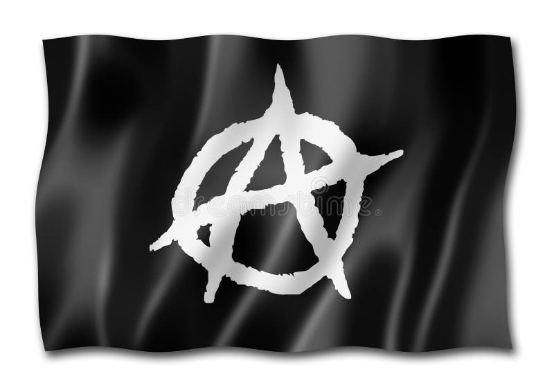 Anarchy flag stock vector. Illustration of anarchistic 17020730