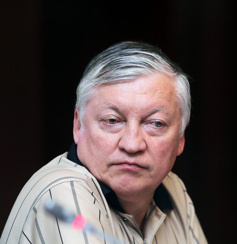 Anatoly Karpov O Duodécimo Campeão Da Xadrez Do Mundo Foto