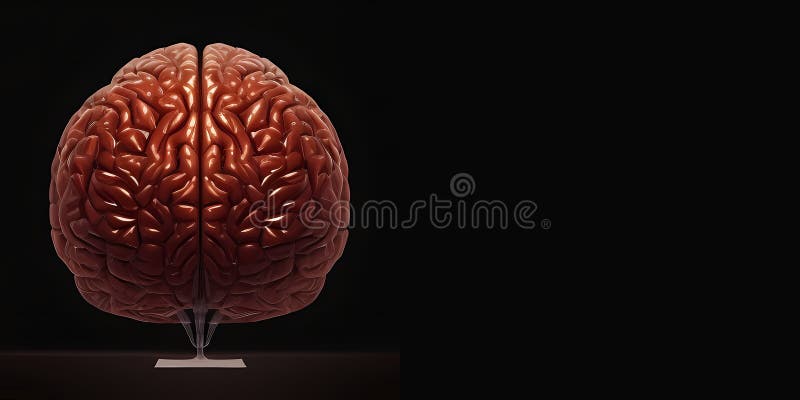 Anatomia ludzkiego mózgu fascynującym przewodnikiem wzrokowym ilustracji