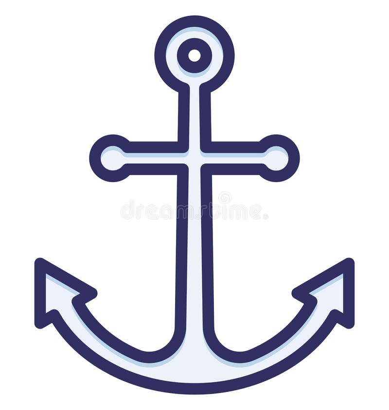 Anchor, Boat Anchor Isolated Vector Icon that Can Be Very Easily Edit or  Modified. Stock Vector - Illustration of isolated, boat: 131218240