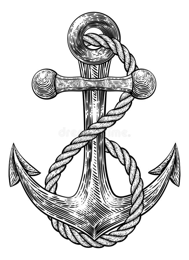 Anchor Line Art Stock Illustrations – 7,596 Anchor Line Art Stock  Illustrations, Vectors & Clipart - Dreamstime