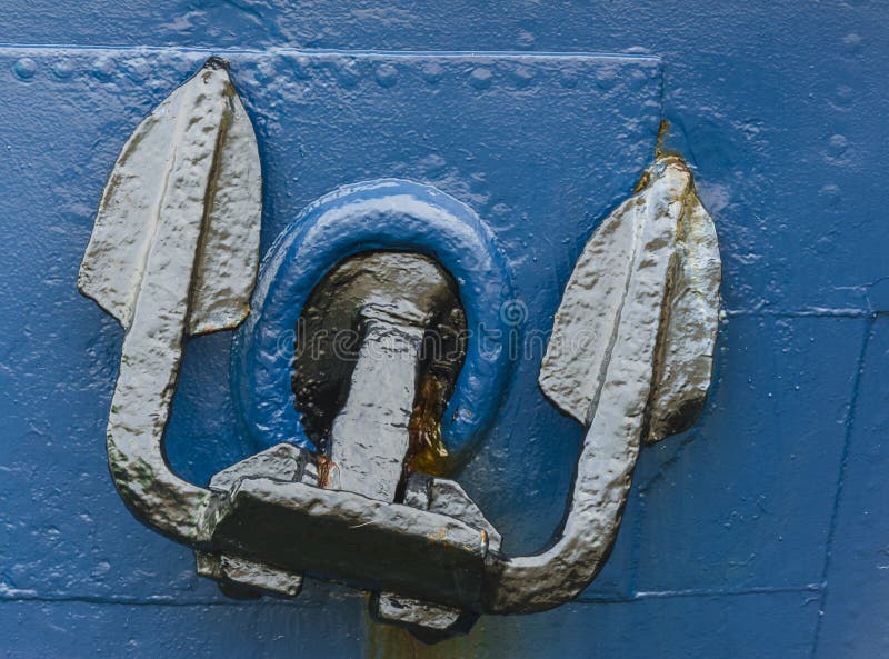 Anchor stock photo. Image of naval, heavy, black, nautical 46944126