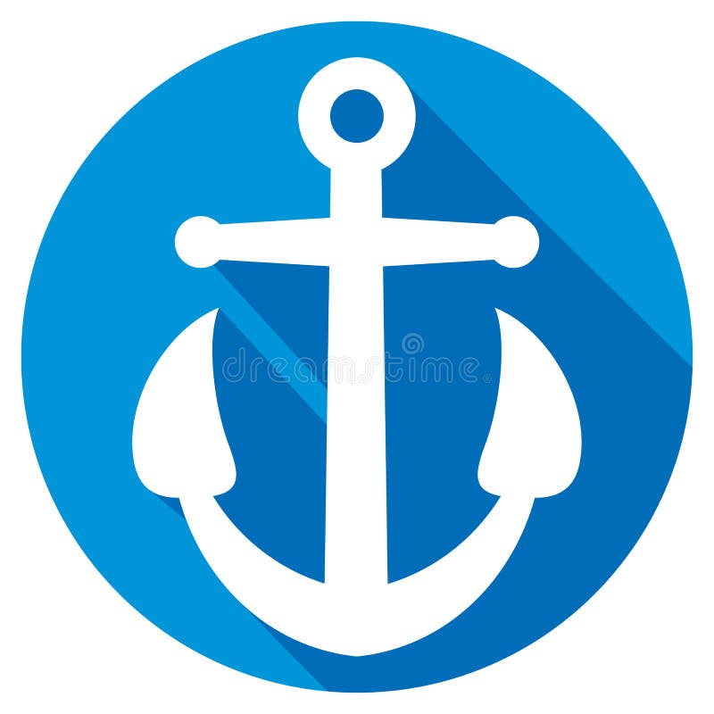 Anchor stock vector. Illustration of port, cruise, captain - 24718984