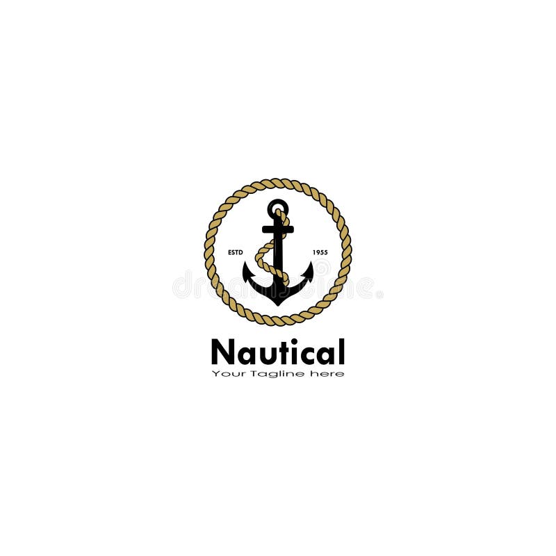 Anchor, Nautical Logo Vector Graphics Stock Vector Illustration of