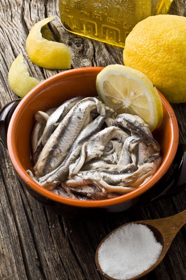 Anchovies stock image. Image of anchovies, appetizer 21658085