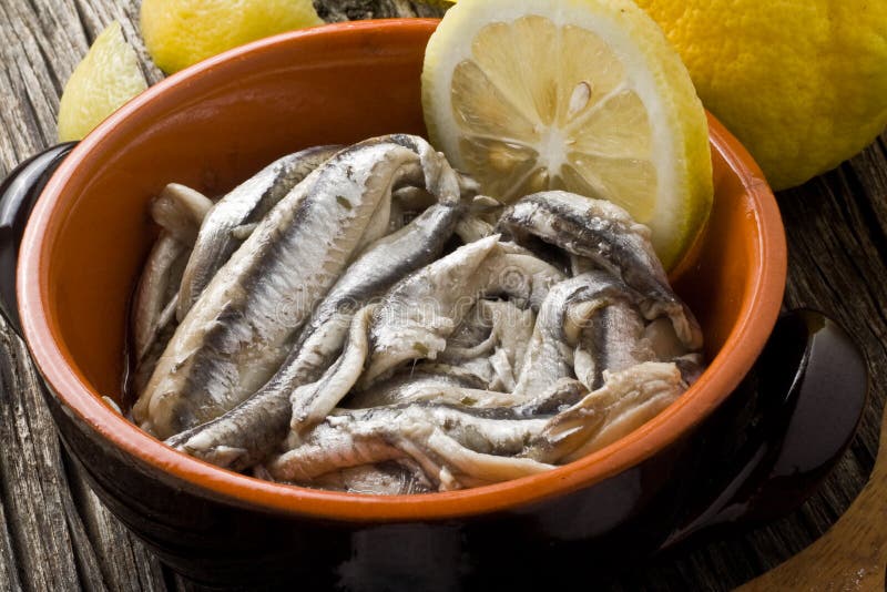 Anchovies stock image. Image of herring, cuisine, bluefish 21658217
