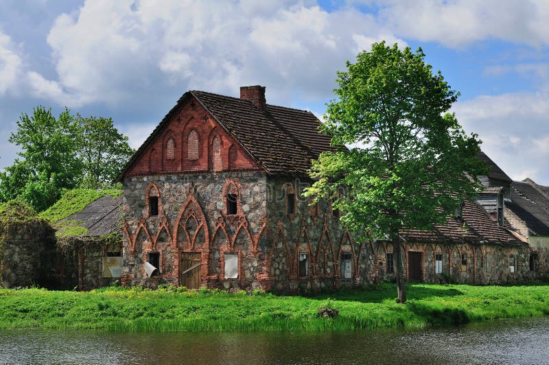 Ancient abandoned house