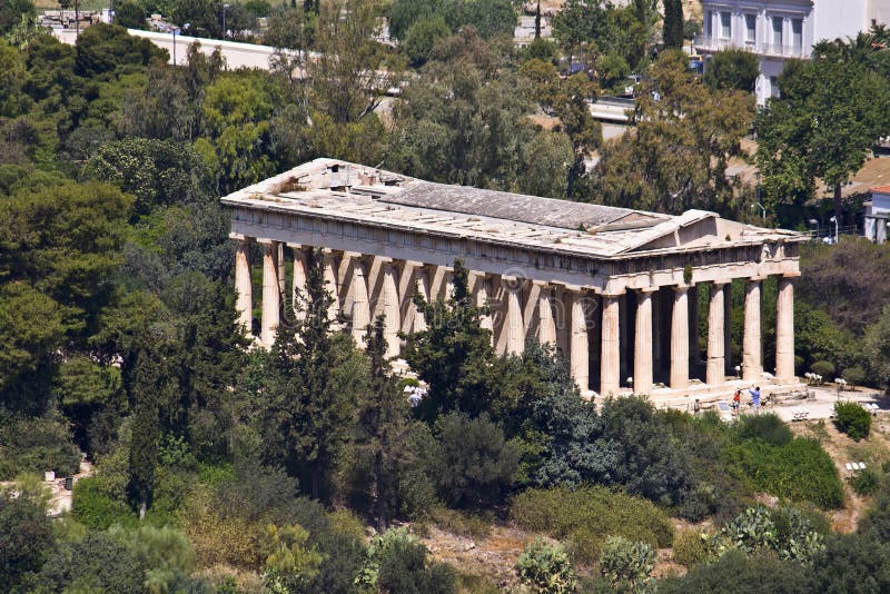 Ancient agora of Athens at Greece