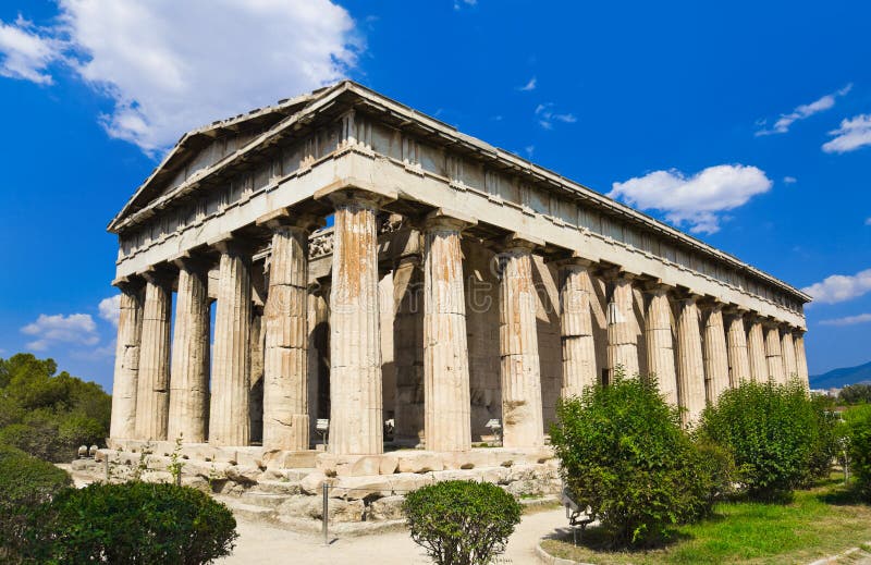 Ancient Agora at Athens, Greece royalty free stock photography
