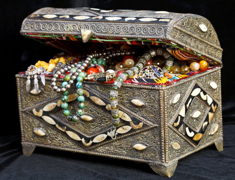 Ancient Arabic Treasure Chest Stock Photo - Image of east 