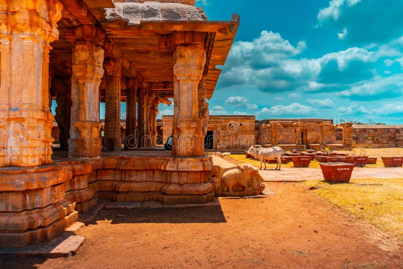 Ancient architecture of Gandikota stock photos