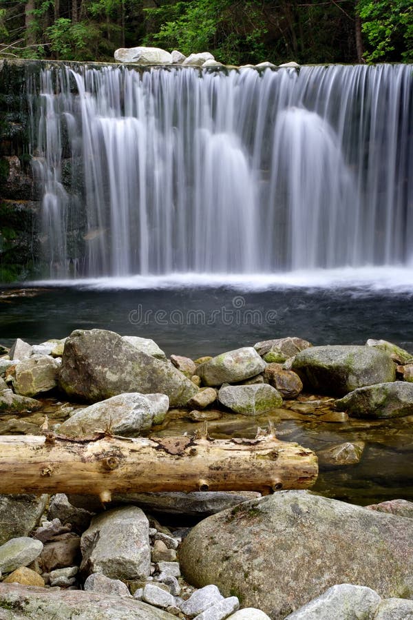 Ancient artificial waterfall