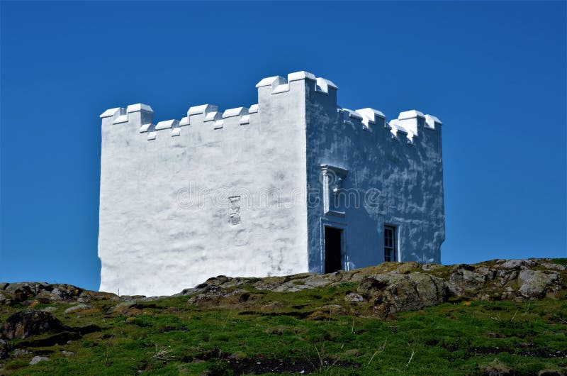 The Ancient Beacon Isle of May, Scotland Stock Image Image of