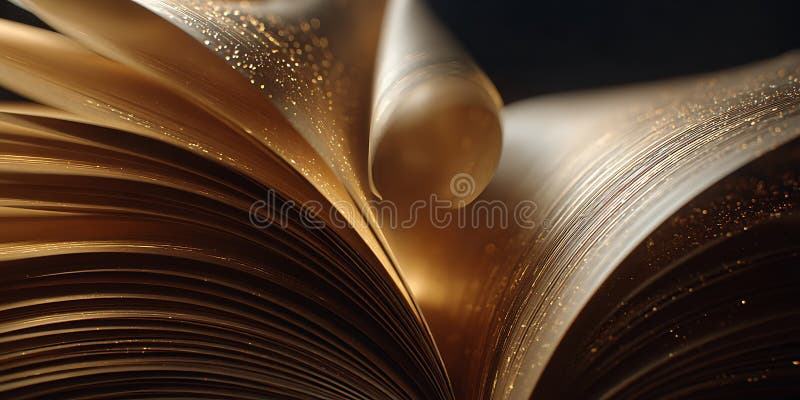 Ancient Book Pages CloseUp Texture and Detail royalty free illustration