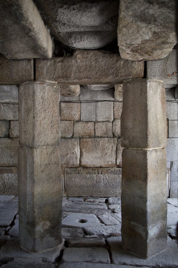 Ancient brick structure showcasing historical architecture royalty free stock photography