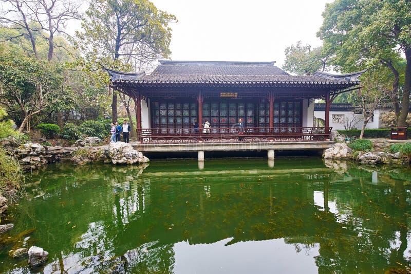 The ancient building lakeside