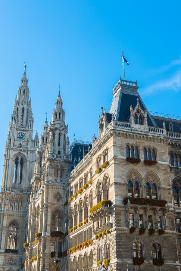 An Ancient Building in the Middle of Vienna, Austria Stock Photo ...