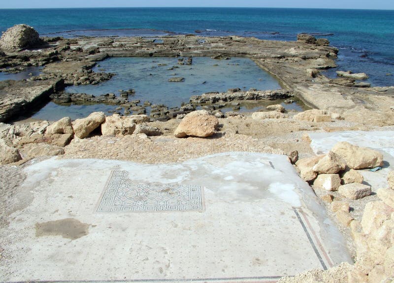 Ancient Caesarea stock photo. Image of harbor, judea 37464352