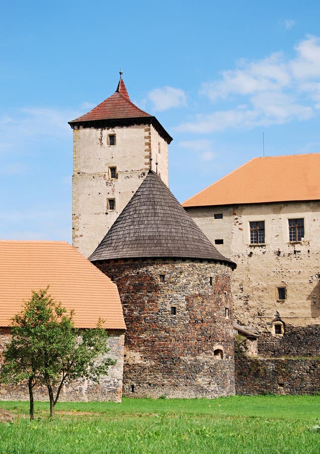 Ancient castle royalty free stock photos