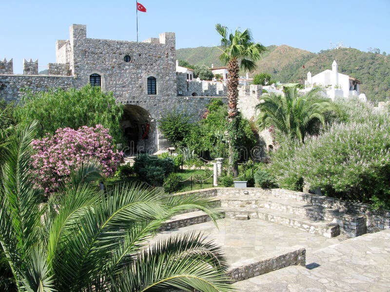 Ancient castle in marmaris turkey