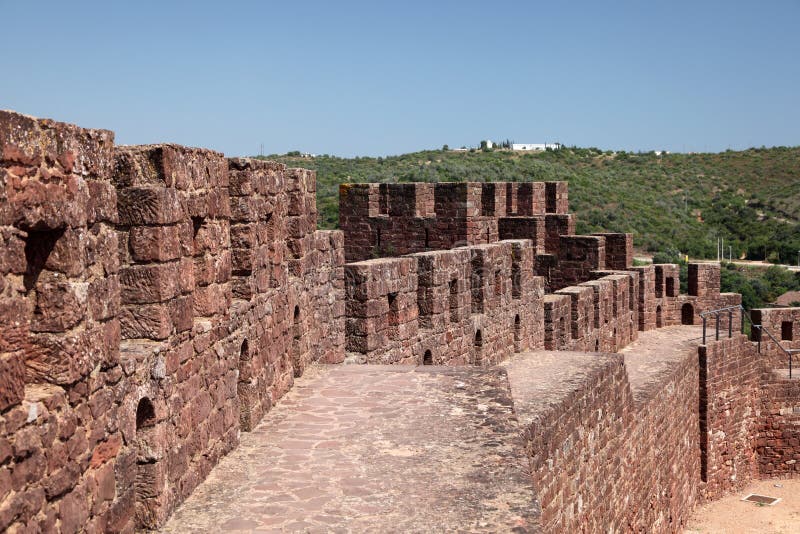 Ancient castle in Silves, Portugal