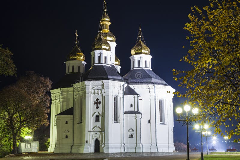 Catherine`s Church . Chernihiv city. Ukraine