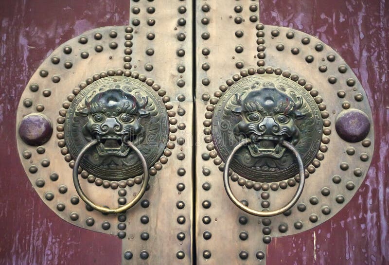 Ancient chinese door