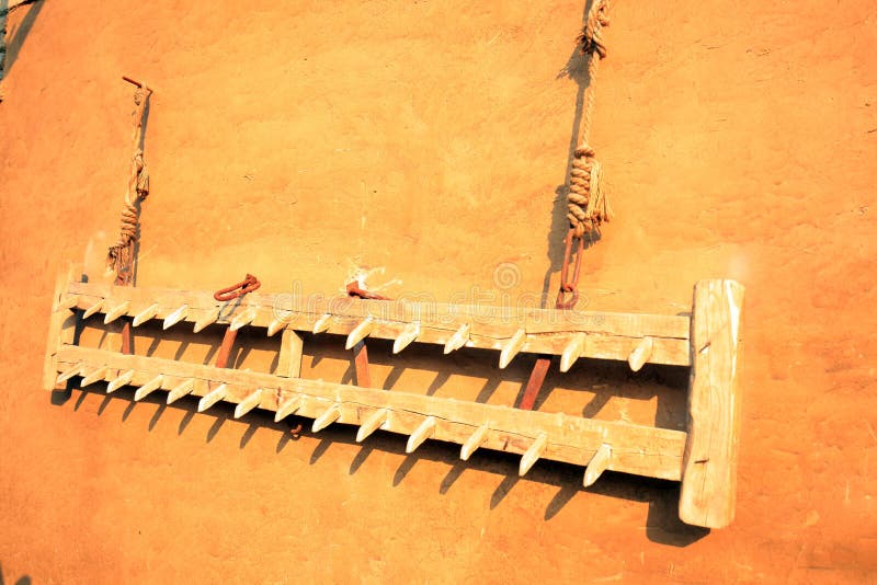 Farming tools stock image. Image of work, brooms, farm 1307175