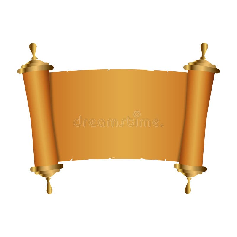 Ancient Chinese Scroll Illustration With Place For Your Text. Old