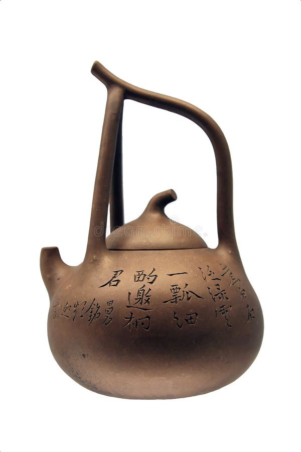 Ancient Chinese Teapot stock image. Image of earthen 22530075