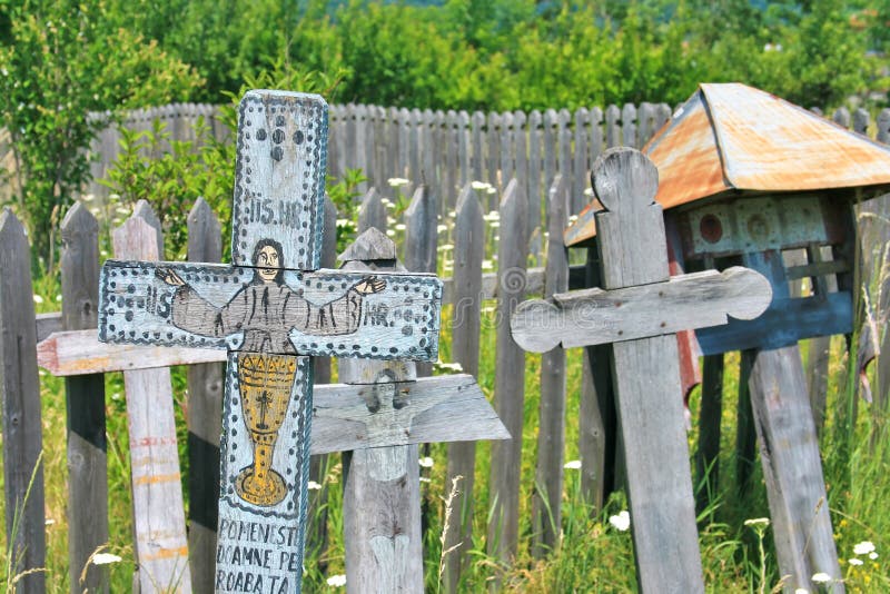 Ancient Christian crosses- Valcea region