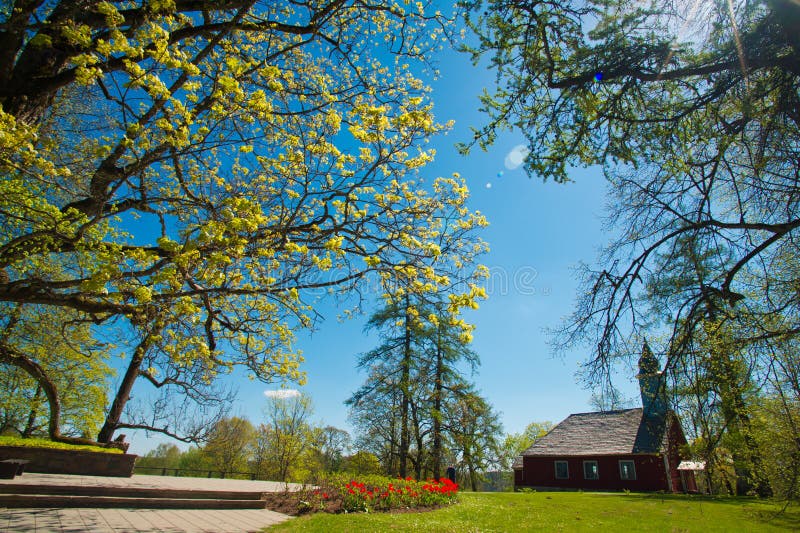 Ancient church in Sigulda