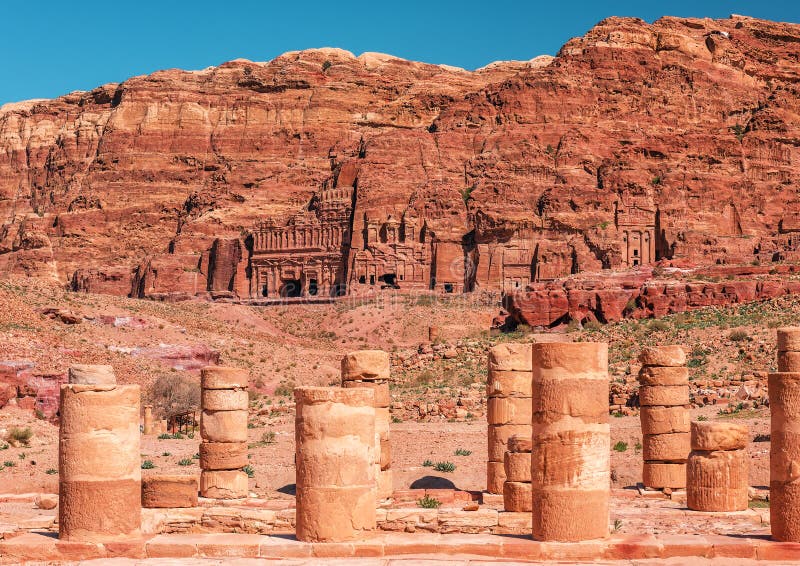 Ancient city Petra in Jordan