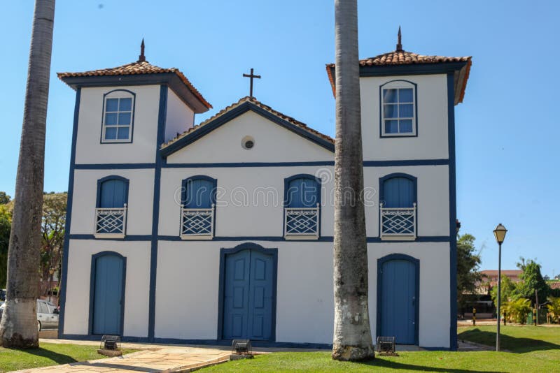 Ancient colonial church in Pirenopolis. stock photos Ancient colonial church in Pirenopolis. stock photos