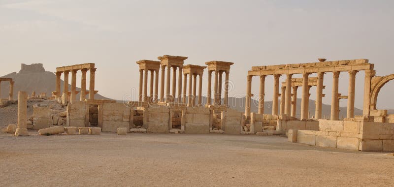 Ancient columns in Palmyra