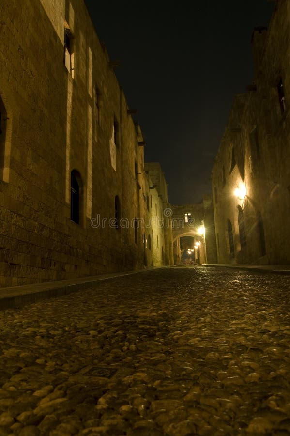 Ancient dark alley