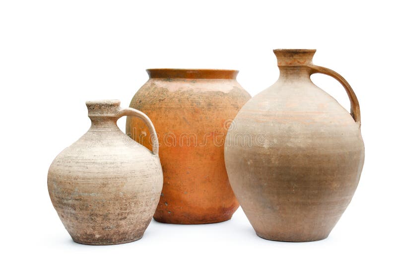 Ancient Decorative Ceramic Vase and Amphora Jug Stock Photo Image of