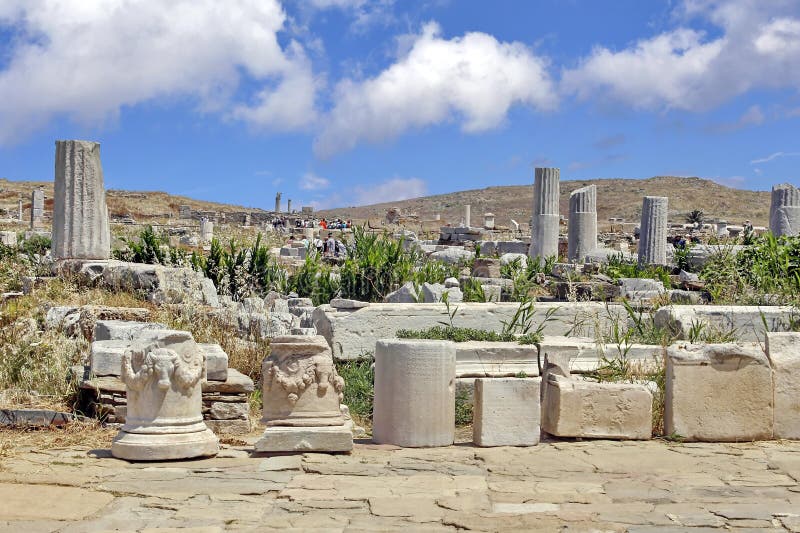 Ancient Delos Ruins, Greece