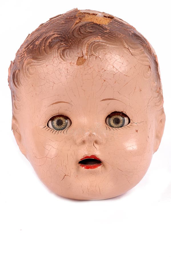 Old Doll Head stock image. Image of baby, doll, grunge 7126713